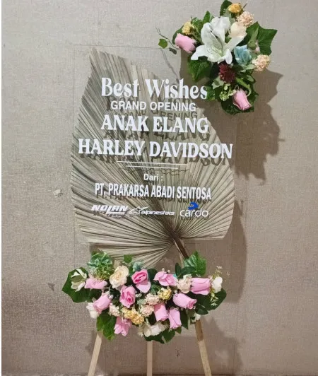 Papan Akrilik Ucapan Grand Opening Kepulauan Sangihe